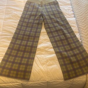 Daydreamer Olive and Purple Knit Pants Not Sold Any Longer ! Like New!